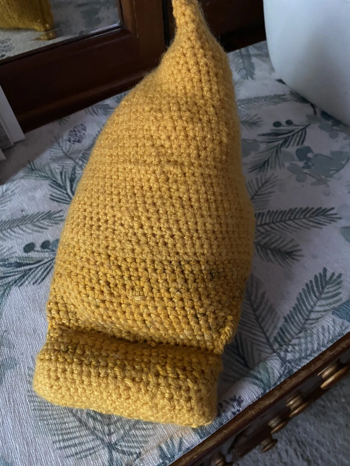 Crocheted Sunny Yellow Tablet Holder Stand - Image 1 of 4