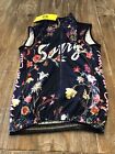 Ostroy Women's Floral Sorry Not Sorry Vest Blue 2Xs
