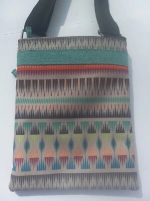 Dakine Colorido Lateral Cuerpo Mano/Hombro Ajustable Monedero 3 Cremalleras Limpio Sin Desgaste Foto 1 de 4