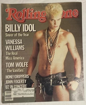 Rolling Stone Magazine Issue 440 BILLY IDOL 1985 Sneer of the Year VTG Rock - Image 1 of 4