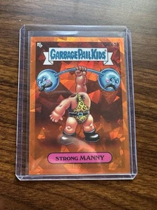 Garbage Pail Kids sapphire Strong Manny /25 orange parallel AN-3b - Picture 1 of 2