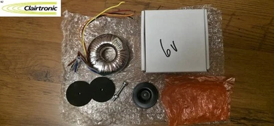 Toroidal Clairtronic Mains Power Transformer In 0-115V-230V Out 2 x 0-6V Fix Kit - Image 1 of 4