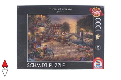 PUZZLE PAESAGGI SCHMIDT CITTA KINKADE AMSTERDAM 1000 PZ - Immagine 1 di 3