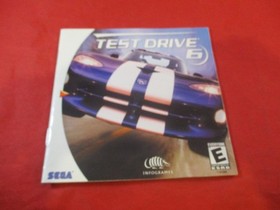 Test Drive 6 Sega Dreamcast Instruction Manual Booklet ONLY #L