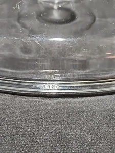 Vintage Pyrex 10,5" Quadratischer Klarglasdeckel A-12-C - Bild 1 von 8