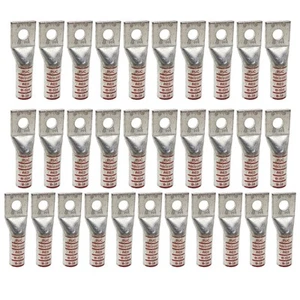 31-Pack Penn-Union Puc BBLU-035 Red B-324 B-18 Battery Cable Lugs 1/2" - Picture 1 of 4