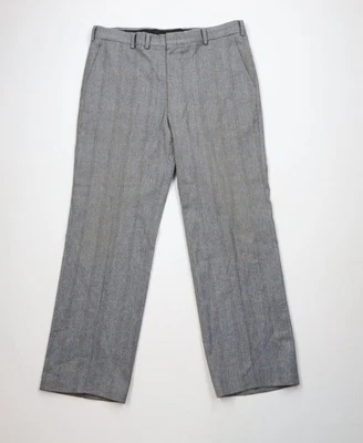 Pantalones chinos de colección años 60 70 Streetwear para hombre 38x32 lana espiga campana EE. UU. Foto 1 de 4