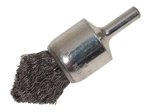 Lessmann - Pointed End Brush with Shank 23/68 x 25mm 0.30 Steel Wire - 453-162 - Picture 1 of 1