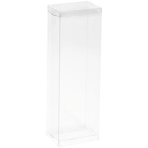 Caja de exhibición plegable transparente DollSafe para muñecas delgadas de 7-8 pulgadas, 3" de ancho x 2" de profundidad x 8,5" de alto - Imagen 1 de 3