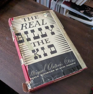 RARE SIGNED- The Real Billy the Kid by Miguel Antonio Otero 1936 1st Ed FAST SHI - Picture 1 of 6