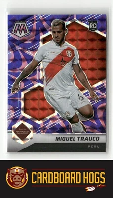 2021-22 Mosaic FIFA #41 Miguel Trauco Peru Purple Reactive Mosaic RC Rookie - Image 1 of 2