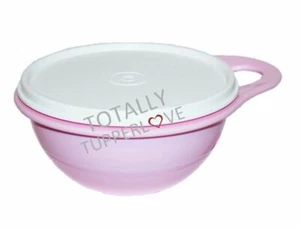 Mini tazón mezclador extra Tupperware Thatsa 2,5 tazas rosa suave y blanco ❤️ - Imagen 1 de 1