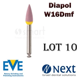Menge x 10 Dental EVE DIAPOL Diamantpolierer für Porzellan Metall w16dmf Politur - Bild 1 von 1