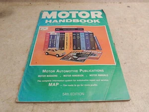 1977 Motor Handbook MAP, 54th ED, Cars, Trucks, Light, Medium Duty, Farm Tractor - Bild 1 von 5