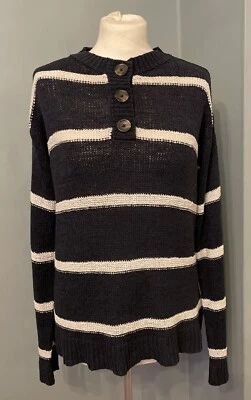 Jersey a rayas azul papaya talla mediana  Foto 1 de 4