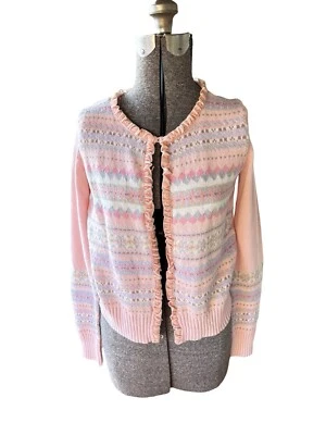 Suéter De Colección Fairycore Coastal Grandmacore Caprichoso Terciopelo Volantes M Y2K Pastel Foto 1 de 4