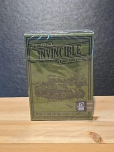 Invincible Limited Ed Playing Cards New Kings Wild Project War Time Series Deck. - Picture 1 of 8