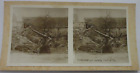 photo stereo militaire poilu 14-18 craonne 1917 jumilly piece de 155