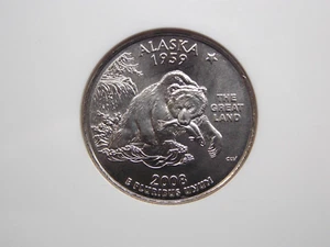 2008 "P" State Quarter **ALASKA** SMS 25c NGC MS68 #005 Gem BU Unc Uncirculated - Picture 1 of 5