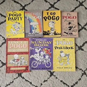 LOT OF 7 Rare POGO Cartoon Comic Strip Paperback Books Walt Kelly - Picture 1 of 3
