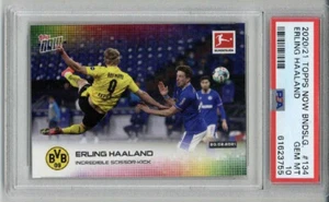 2020/21 TOPPS NOW BUNDESLIGA INCREDIBLE SCISSOR KICK #134 ERLING HAALAND PSA 10 - Picture 1 of 2