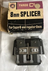 Three C’s S8 Dry Film Splicer for Super 8 / 8mm Movie Films + Boxed - Picture 1 of 2