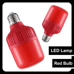 E27 Led Light Bulb Red Lantern Lamp Screw High Plastic Energy Lights For Type - Picture 1 of 10