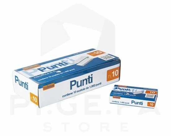 PUNTI COMPATIBILE ZENITH 130/E CUCITRICE SPILLATRICE PUNTI 6/4 CONF 10000 PZ - Immagine 1 di 1