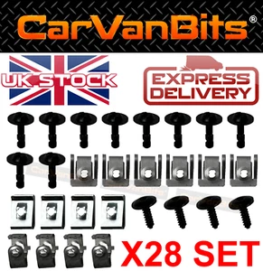 FOR AUDI A5 A6 A7 Q5 X5 X6 UNDERTRAY UNDER ENGINE COVER CLIP KIT FIXING CLIPS - Picture 1 of 6