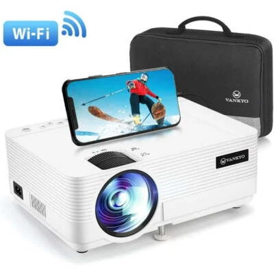 VANKYO Mini WiFi Projector 1080P Video Movie Home Theater Cinema 250'' Display - Image 1 of 4