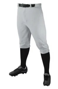 CHAMPRO Men's Triple Crown Knicker Baseball Pants Size XL - Grey NWOT - Picture 1 of 5