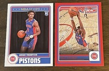 2023-24 Ausar Thompson Rookie James Wiseman # /75 SSP Basketball Card Pistons RC