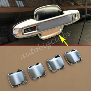 For Subaru Forester 2019-2021 Matte Chrome Door Bowl Cover Trims Accessories - Bild 1 von 7