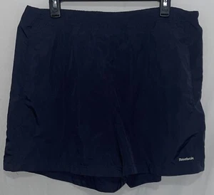 Vintage Reebok Tennis Shorts Adult XL Blue Drawstring Polyester Light Weight - Imagen 1 de 8