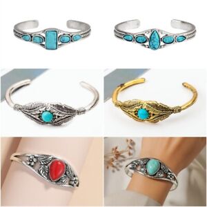 Turquoise Bohemian Cuff Fashion Bracelets for sale | eBay