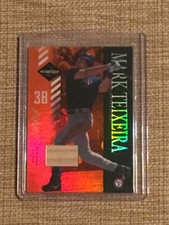 Mark Teixeira Leaf Limited Game Used #'d /25 + Rookie Bonus Texas Rangers