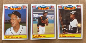 1986 Topps Glossy All-Star Game Commemorative Set Of 22: Ripken, Brett, Gwynn++