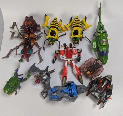 Hasbro Transformers Beast Wars Action Figure Lot Incomplete Dinobot Buzzsaw - Image 1 of 4