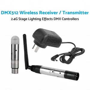 DMX512 Wireless Receiver Transmitter 2.4G Stage Lighting Effects DMX Controllers - Picture 1 of 20