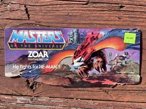 MOTU Vintage ZOAR Cardback Masters of the Universe,Original He Man - Picture 1 of 2