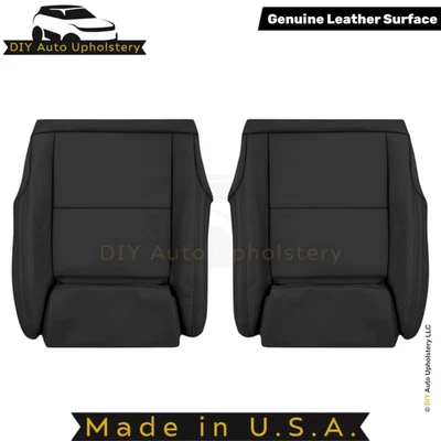 Cubiertas de cuero genuino inferiores delanteras negras para Mercedes-Benz CLA250 2016-2019 Foto 1 de 4