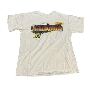 Chase Authentics Jeff Gordon White T Shirt Mens XL Nascar Double Sided Vtg 2010 - Picture 1 of 11