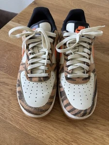 Nike air force 1, Turnschuhe, sneaker, Unisex , Leo mit orange, Größe 42,5 - Bild 1 von 10