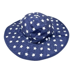 Carter s Just One You Large 12M 20.5-24.5lb Swim Hat Blue Stars Bucket Hat - Picture 1 of 4