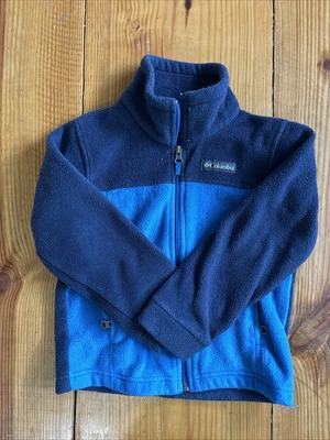 Columbia Fleece Jacket Youth XXS Size (4/5) Blue Full Zip Pocketed - Image 1 of 4