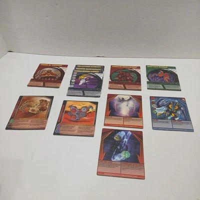 Lote de 11 tarjetas Bakugan aleatorias no magnéticas (2009) usadas. Foto 1 de 4