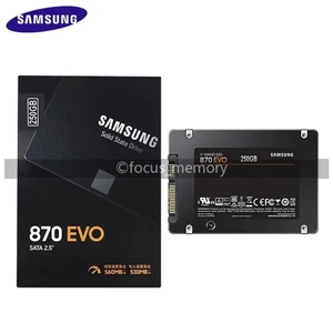 SAMSUNG 2.5" Internal Solid State 870 EVO SSD 250GB SATA III for Desktop Laptop - Imagen 1 de 6