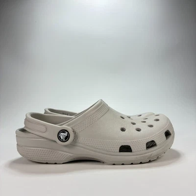 Crocs Clásico Zueco Gris Ligero Informal Zapatos Sin Cordones 206991 Juvenil Talla 5 Foto 1 de 4