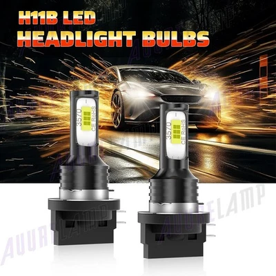 For HYUNDAI ELANTRA GLS Sedan 4-Door 2.0L 2007-2010 LED Headlight Low Bulbs H11B - Image 1 of 4