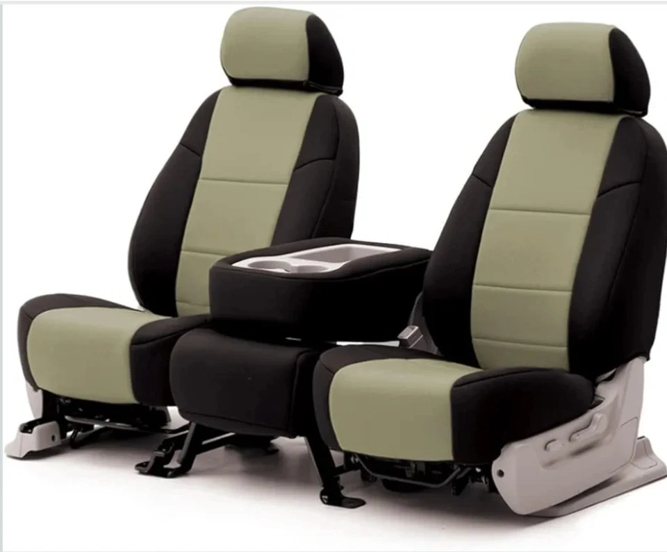 保护套 King 棕褐色和黑色座椅套适用于 2013 - 2020 福特 Fusion  — 第 1/4 张图片